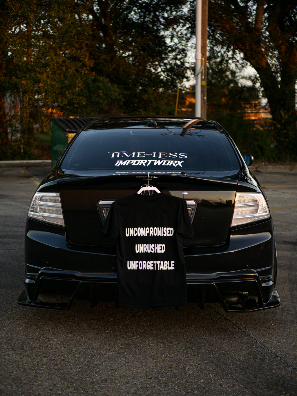 UNCOMPROMISED UNRUSHED UNFORGETTABLE TEE