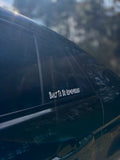 BUILT TO BE REMEMBERED WINDOW STICKER