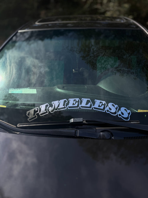 EMPOWER TIMELESS WINDSHIELD BANNER