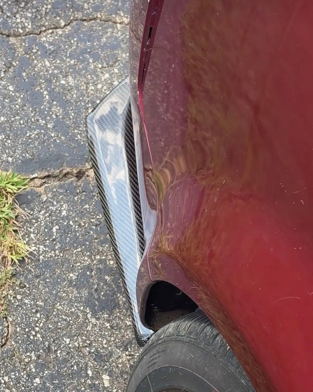 2004-2008 ACURA TL CARBON FIBER REAR SPATS