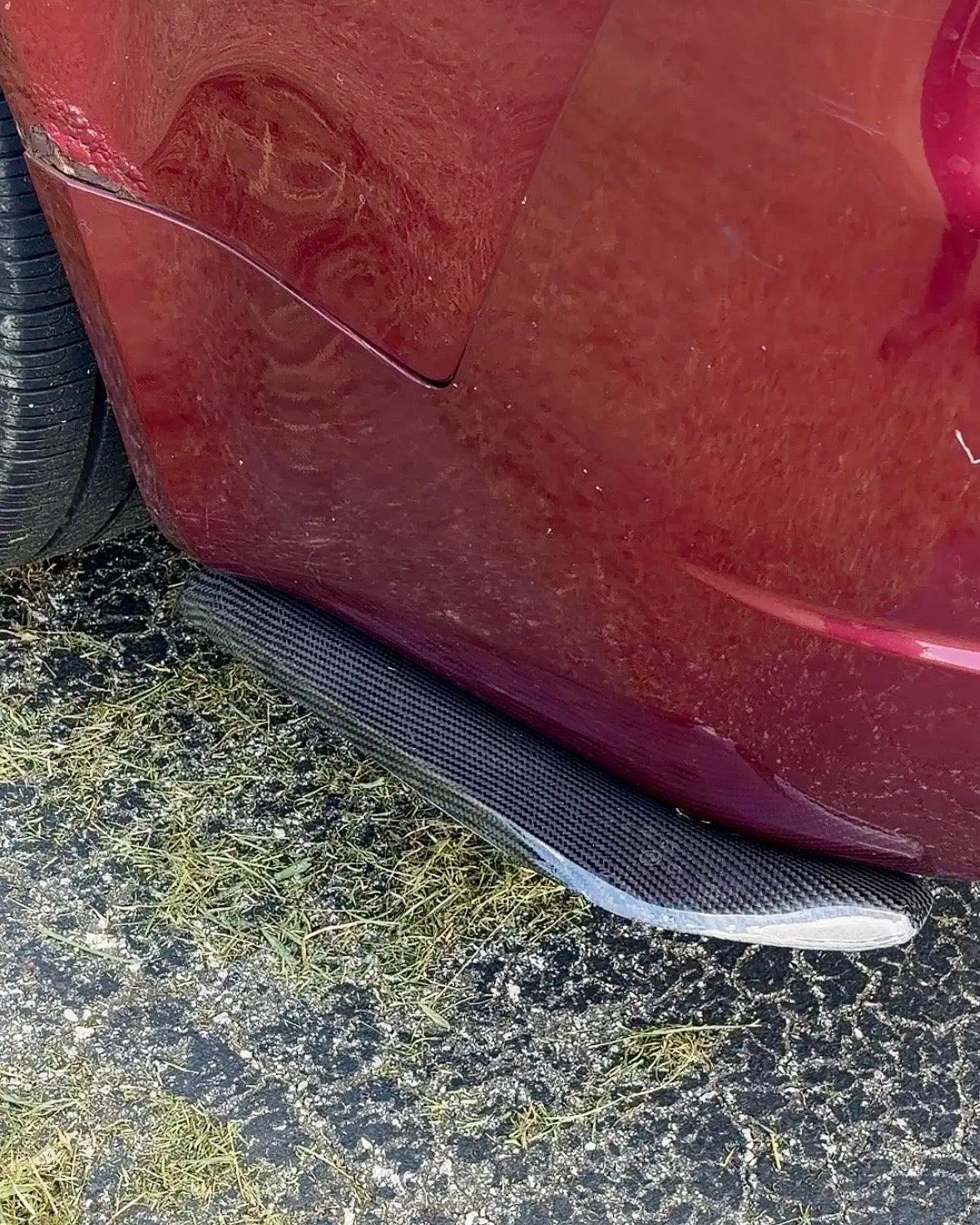 2004-2008 ACURA TL CARBON FIBER REAR SPATS