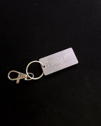 TIMELESS ENGRAVED KEYCHAIN