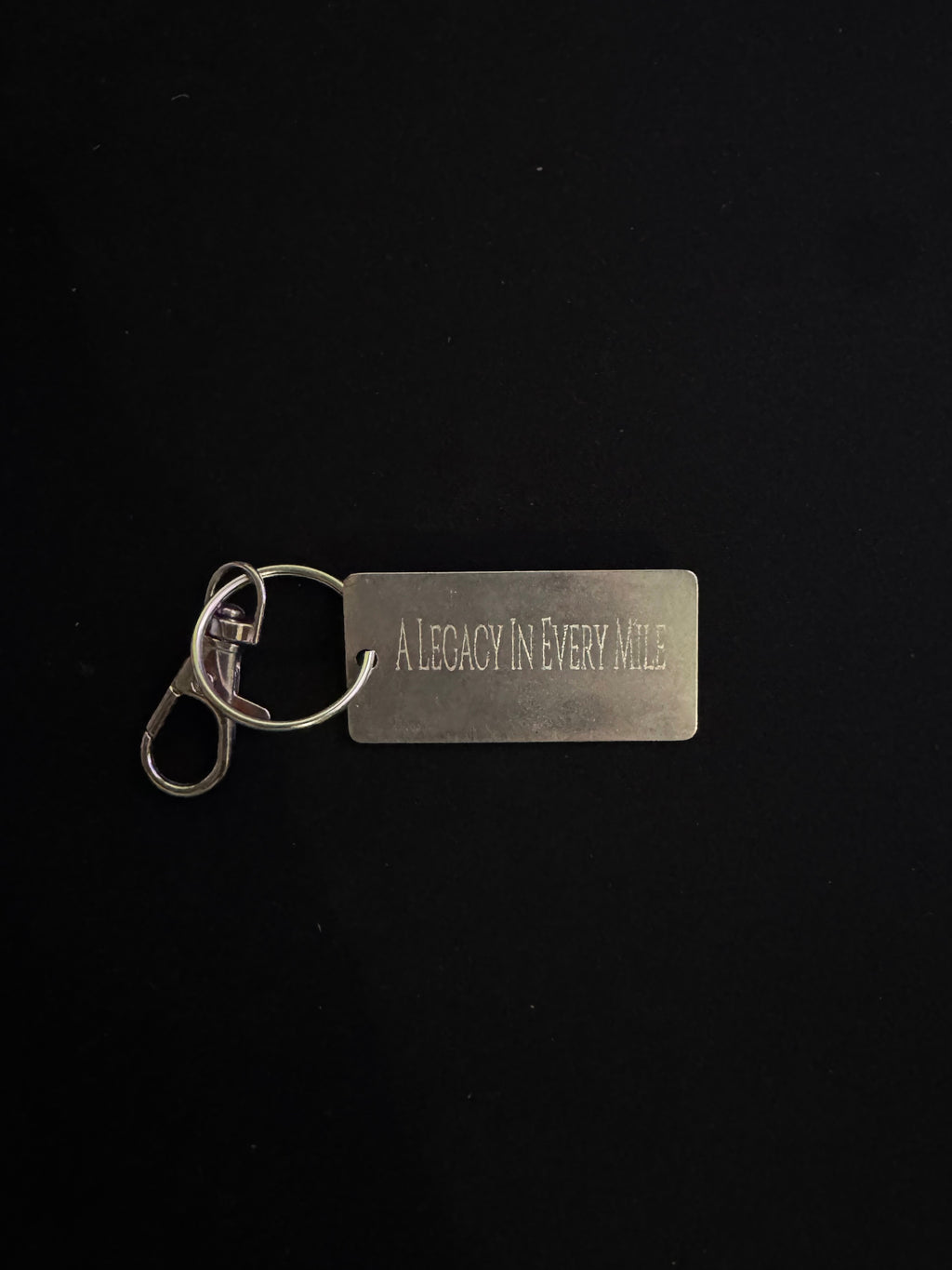 TIMELESS ENGRAVED KEYCHAIN