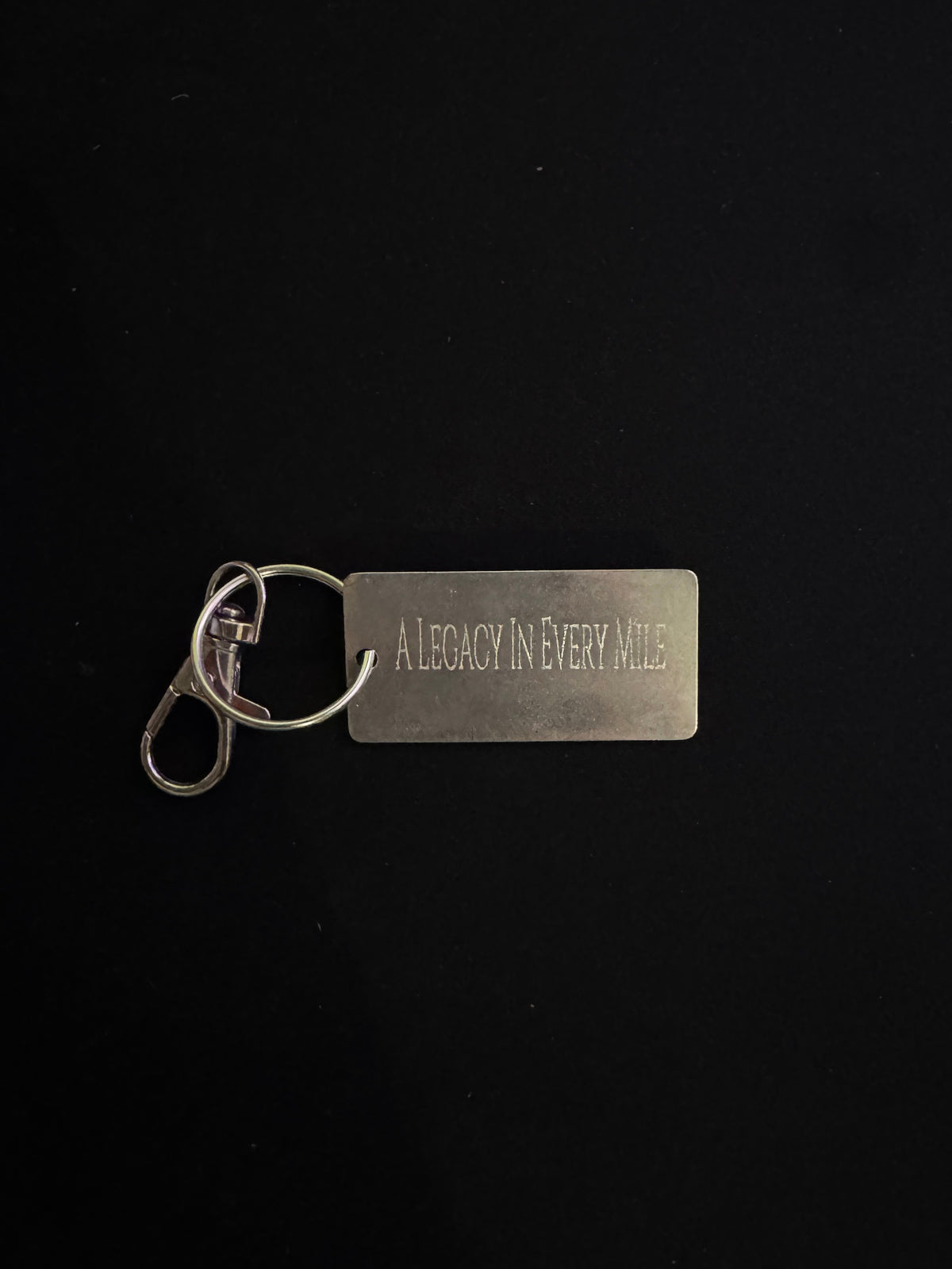 TIMELESS ENGRAVED KEYCHAIN